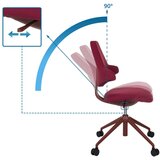 MID.YOU Pisarniški Stol Paliano, Rdeča | Shoptok.si