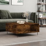  Stolić za kavu boja hrasta 80 x 80 x 36,5 cm konstruirano drvo | shoptok.hr