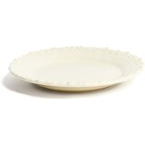 Kave Home Bež keramičen krožnik ø 28 cm Varla – Cene