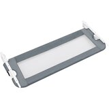  Sigurnosna ogradica za dječji krevet siva 102 x 42 cm poliester | shoptok.hr