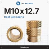 CNC Kitchen Navojni vložki M10 Standard - M10x12.7 | Shoptok.si