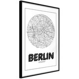  Poster - City Map: Berlin (Round) 20x30 Cijene