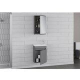 Hanah home sole 45 - set kupatilske nameštaje u mat sivoj boji (2 komada) | Eponuda.com