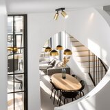 Brilagi - LED RGBW prigušiva spot svetlo SELE GOLDEN 2xGU10/6W/230V crna/zlatna | Eponuda.com
