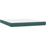 Box spring postelja z vzmetnico temno zelena 180x220 cm žamet, (22053459) | Shoptok.si