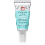 First Aid Beauty Brighten + Glow krema za osvetljevanje predela okoli oči z niacinamidom 15 ml