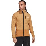 Adidas Muška jakna Terrex Zupahike Hooded Fleece Jacket - BRAON