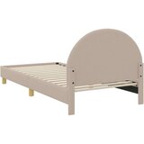  Krevet za djecu s uzglavljem Svijetlo siva 90 x 190 cm Vuna | shoptok.hr