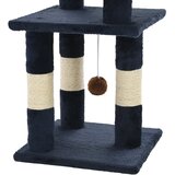  Penjalica za mačke sa stupovima za grebanje od sisala 65 cm plava | shoptok.hr