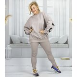 Pri Women's tracksuit loose sweatshirt + ribbed leggings CHICAGO | Shoptok.si