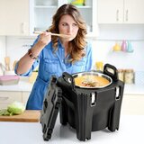  Mobili grijač hrane, termo posuda s unutrašnjo stranom od nehrđajućeg čelika 30l, dim. 44 x 44 x 53 cm | shoptok.hr