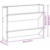  Ormar za cipele Crni hrast 82 x 18 x 60 cm Konstruirano drvo | shoptok.hr