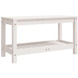  Klupa bijela 82 5 x 35 x 45 cm od masivne borovine | shoptok.hr