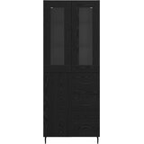  Highboard 2 kom. Crni hrast 69,5 x 34 x 180 cm | shoptok.hr