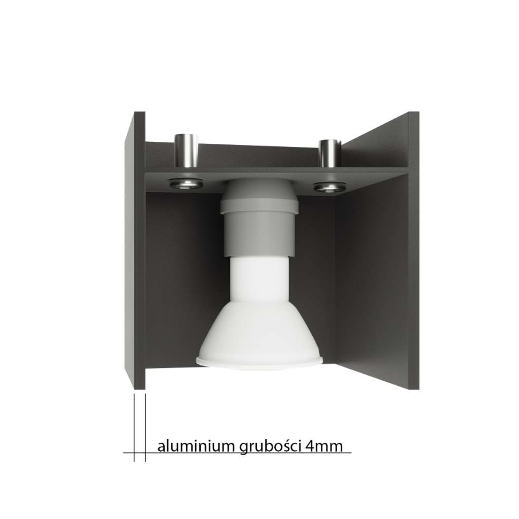  Obesna svetilka QUAD 1 črna, (21347998) | Shoptok.si