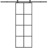  Klizna vrata s priborom 76 x 205 cm od ESG stakla i aluminija | shoptok.hr