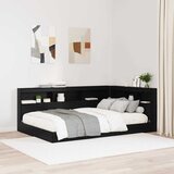  Skladišno uzglavlje Crni hrast 120 cm Konstruirano drvo | shoptok.hr