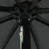  Vrtni suncobran Antracit 395 x 395 x 245 cm Poliester | shoptok.hr