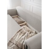 ELTAP Sivo-bež sklopiva/s prostorom za odlaganje sofa od bouclé tkanine 244 cm Arcadova – | shoptok.hr