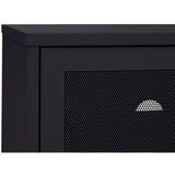 Unique Furniture Črna kovinska TV omarica 160x55x45 cm Veep – | Shoptok.si