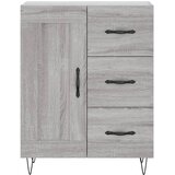  Visoka komoda siva sonome 69,5x34x180 cm od konstruiranog drva | shoptok.hr