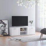 Maison Chic TV omarica - TV stojalo - Televizijska omarica bela 120x34x37 cm iverna plošča, (21702320) | Shoptok.si