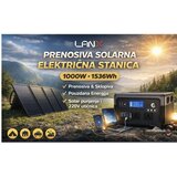  komplet prenosna power stanica 1000W i sklopivi solarni panel 120W Cene