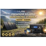 komplet prenosna power stanica 1000W i sklopivi solarni panel 120W