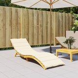  Jastuk za ležaljku krem 200 x 70 x 3 cm od tkanine Oxford | shoptok.hr