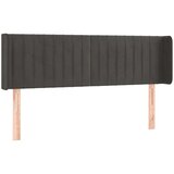  Posteljno vzglavje temno sivo 147x16x78/88 cm žamet, (20954561) | Shoptok.si