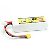 LemonRC lipo akumulatorski paket za modele 11.1 V 850 mAh Število celic: 3 35 C mehka torba XT30, (20641331) | Shoptok.si
