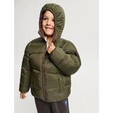 Sinsay Pamučna puffer jakna s kapuljačom i reflektirajućim detaljima | shoptok.hr