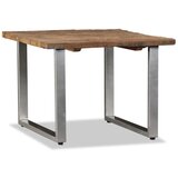 Maison Chic Klubska mizica - kavna mizica - Nizka mizica trden predelan les 55x55x40 cm, (21752632) Cene