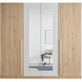 CARRYHOME OMARA S KLASIČNIMI VRATI, bela, hrast san remo Cene