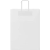  Papirnate vrećice 50 kom s ručkama bijele 32x17x44 cm | shoptok.hr