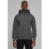Urban Classics Men's Zipped High Neck Sweatshirt Grey Cene