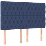  Krevet s oprugama i madracem plavi 140 x 190 cm od tkanine | shoptok.hr
