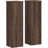 vidaXL Stalci za biljke 2 kom smeđa boja hrasta 17 x 17 x 60 cm drveni | shoptok.hr