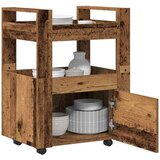  Kuhinjski kolica Staro drvo 60 x 45 x 80 cm Konstruirano drvo | shoptok.hr