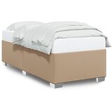 vidaXL Okvir za krevet boja cappuccina 90x190 cm od umjetne kože | shoptok.hr