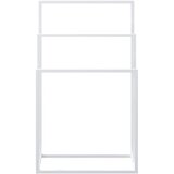  Samostojeći stalak za ručnike bijeli 48 x 24 x 79 cm željezni | shoptok.hr