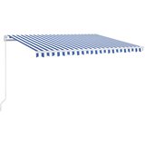 Tenda na ručno uvlačenje 400 x 350 cm plavo-bijela | shoptok.hr