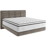 CARRYHOME POSTELJA BOXSPRING 140 cm x 200 cm , tekstil siva Cene