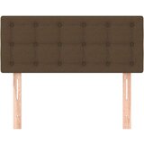  Uzglavlje tamnosmeđe 80 x 5 x 78/88 cm od tkanine | shoptok.hr