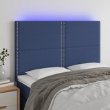  LED uzglavlje plavo 144x5x118/128 cm od tkanine | shoptok.hr