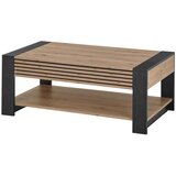 Hom`in klubska miza, 108/42/60 cm črna, hrast artisan Cene