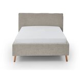 Meise Möbel Krem tapecirani bračni krevet s prostorom za odlaganje s podnicom 140x200 cm Riva – | shoptok.hr