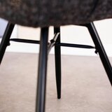 MID.YOU SET STOLOV, tekstil črna | Shoptok.si