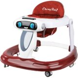  2-u-1 360° hodalica za bebe s podesivom visinom, stabilnom piramidalnom bazom, tihim kotačima Tavalax | shoptok.hr