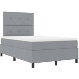  Krevet s opruga kutije Svjetlosiva 120 x 200 cm tkanina | shoptok.hr